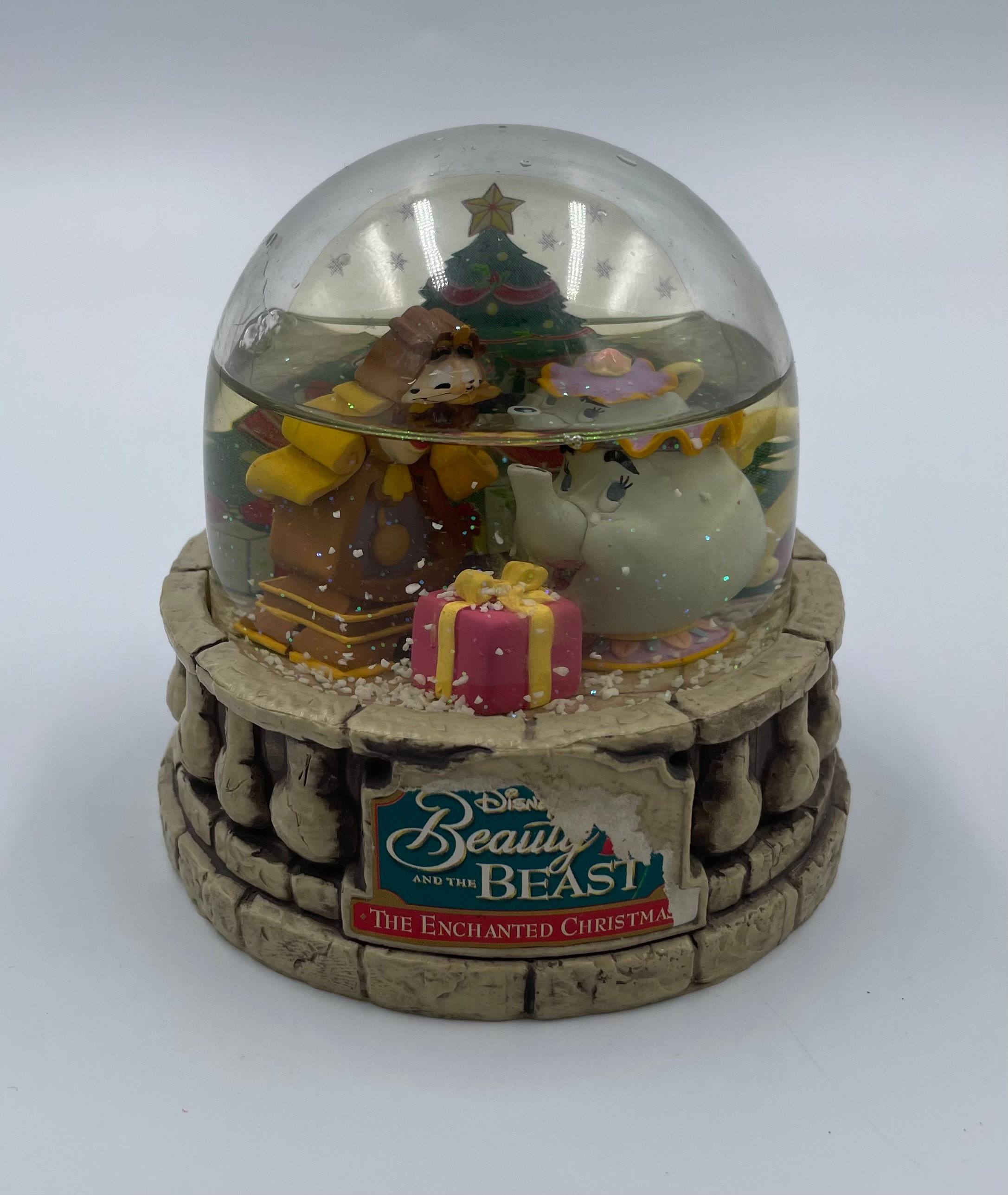 Vintage Disney Beauty and the Beast Ocean Spray Snow Globe 1997 - Etsy