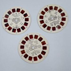 Vintage View Master Reels ~ Disney Laugh N Learn Series #5 Fun With Numbers ~ 1980