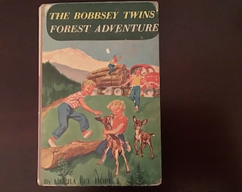 Vintage The Bobbsey Twins ~ Forest Adventure Book by Laura Lee Hope