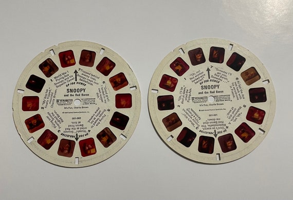 Peanuts View Master Disc Vintage View Master Reels Snoopy And The