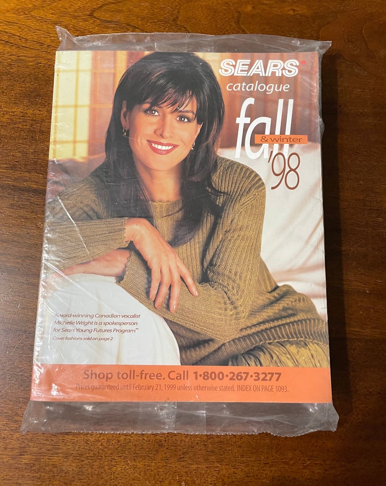 Vintage 1998 Sears Fall & Winter Catalog Canada Etsy