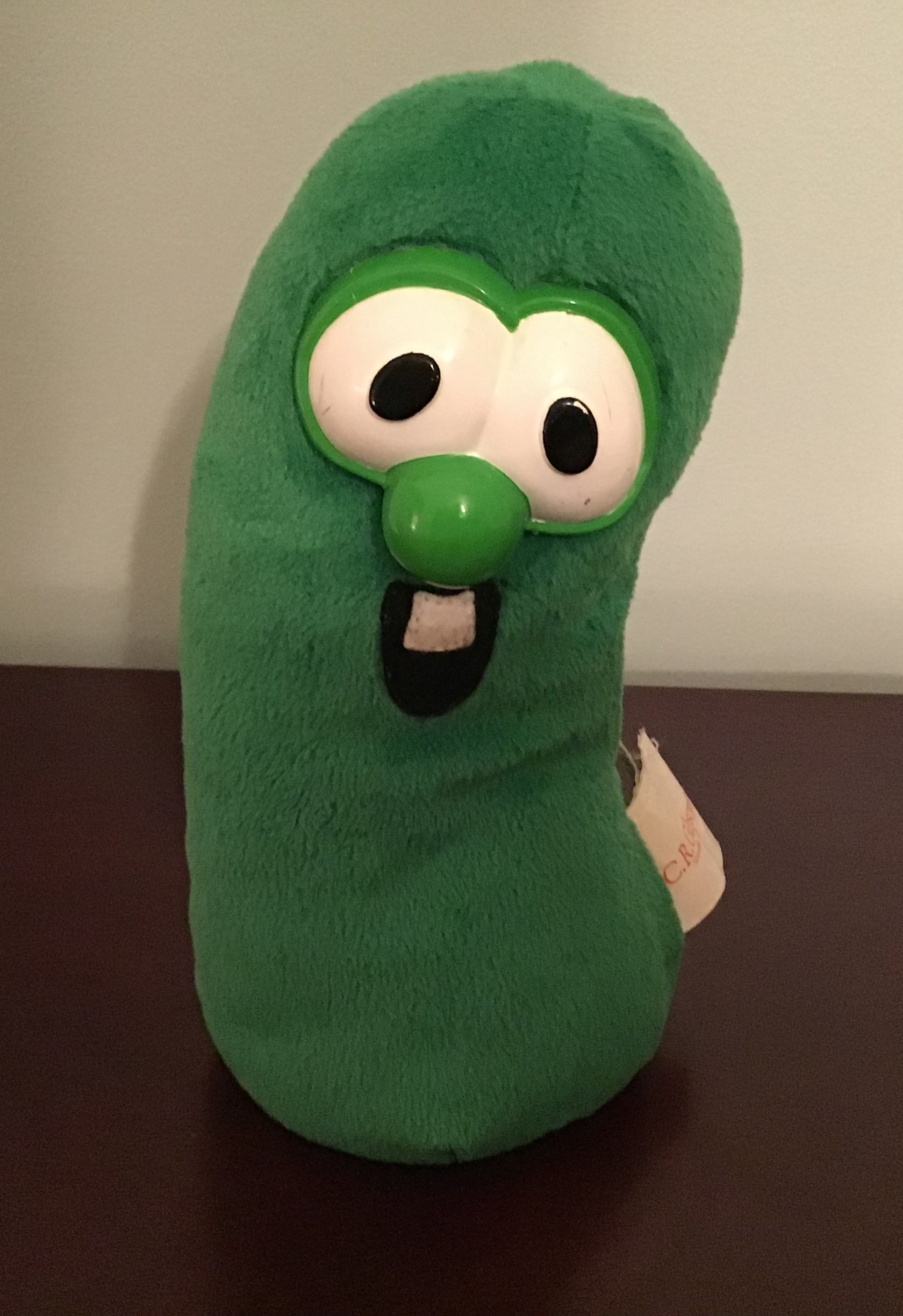 veggie tales larry the cucumber plush toy