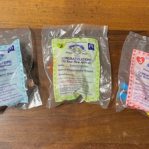 Vintage McDonald’s Cabbage Patch Kids Happy Meal Toys 1994 You Choose Your Toy