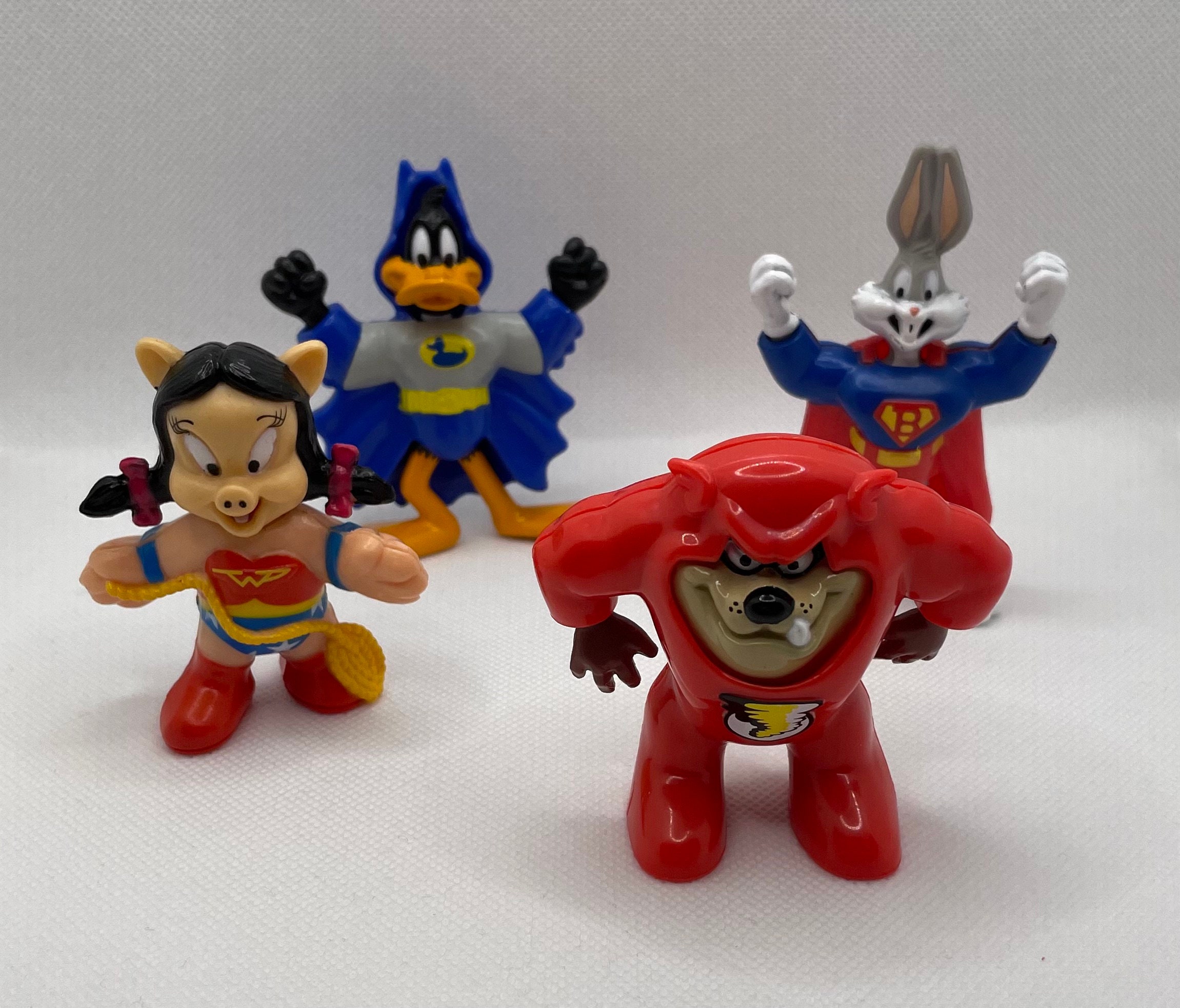Vintage Mcdonald's Super Looney Tunes Happy Meal Toys 1991