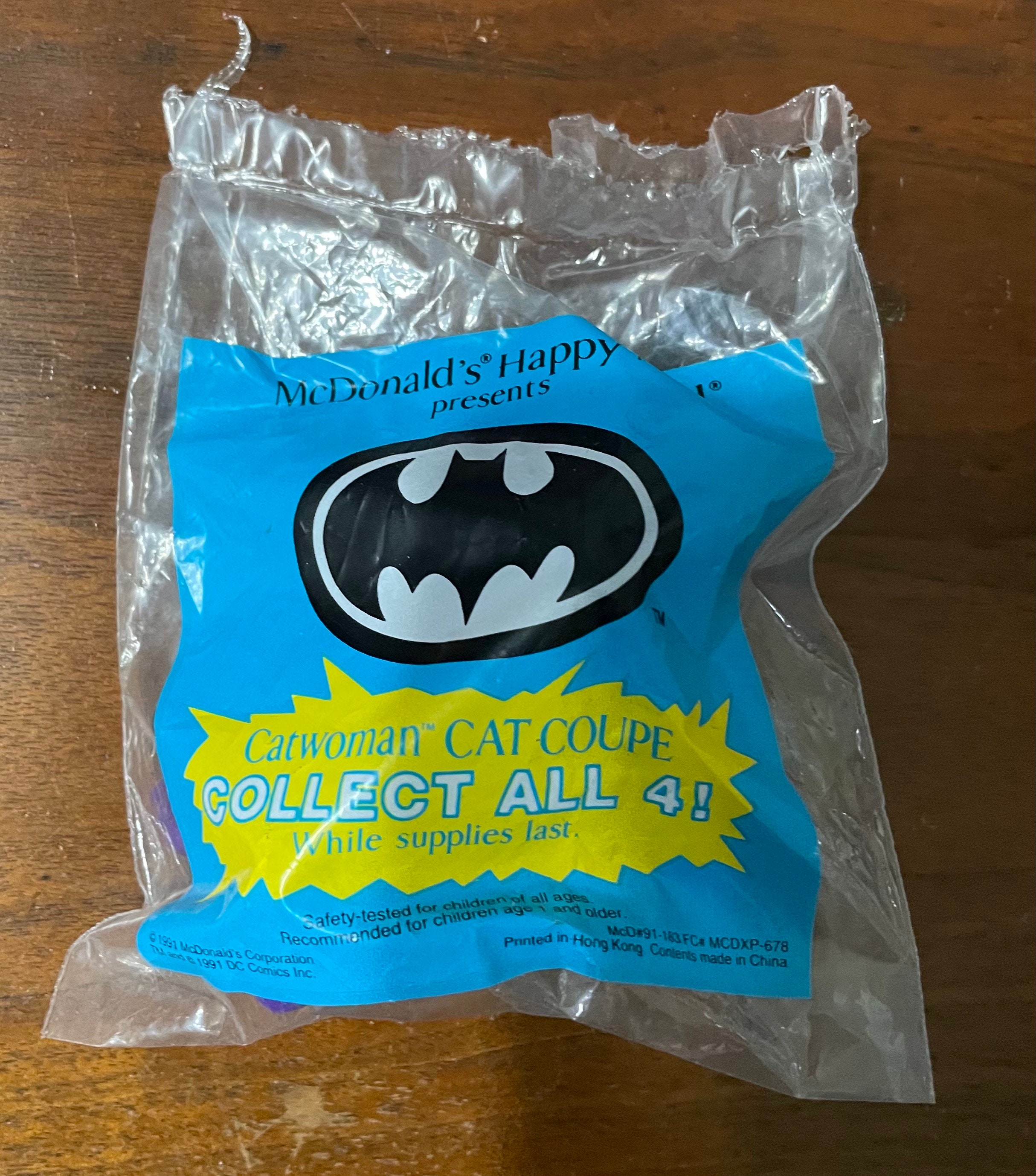 Vintage Mcdonald's Batman Happy Meal Toys 1991 You Choose Your Toy