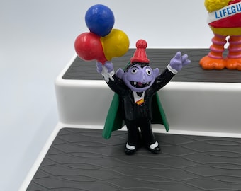 Sesame Street Count PVC Figure Toys ~ Applause
