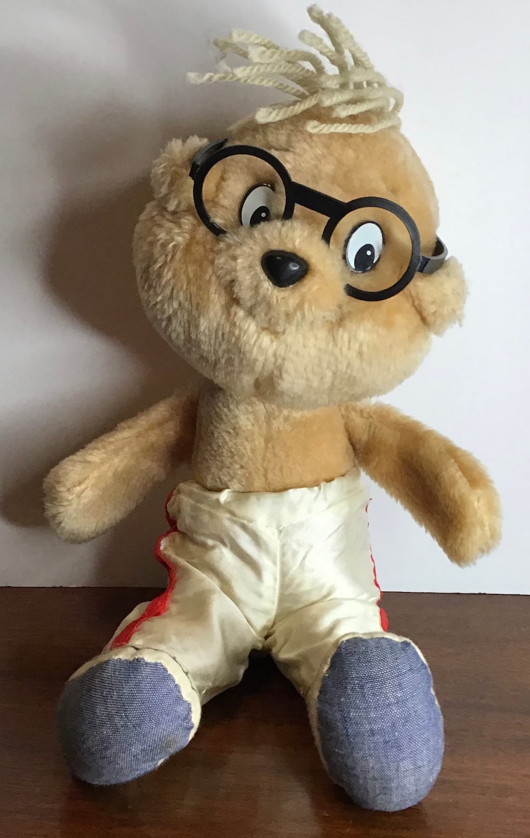 Vintage 1983 Theodore Chipmunk Plush 10 Alvin And The Chipmunks Stuffed Toy