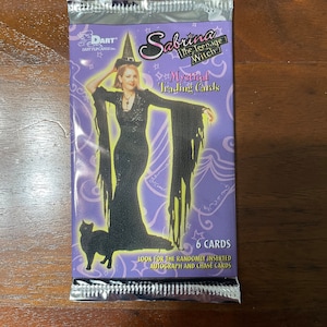 1 pack de cartes à collectionner Sabrina The Teenage Witch 1999