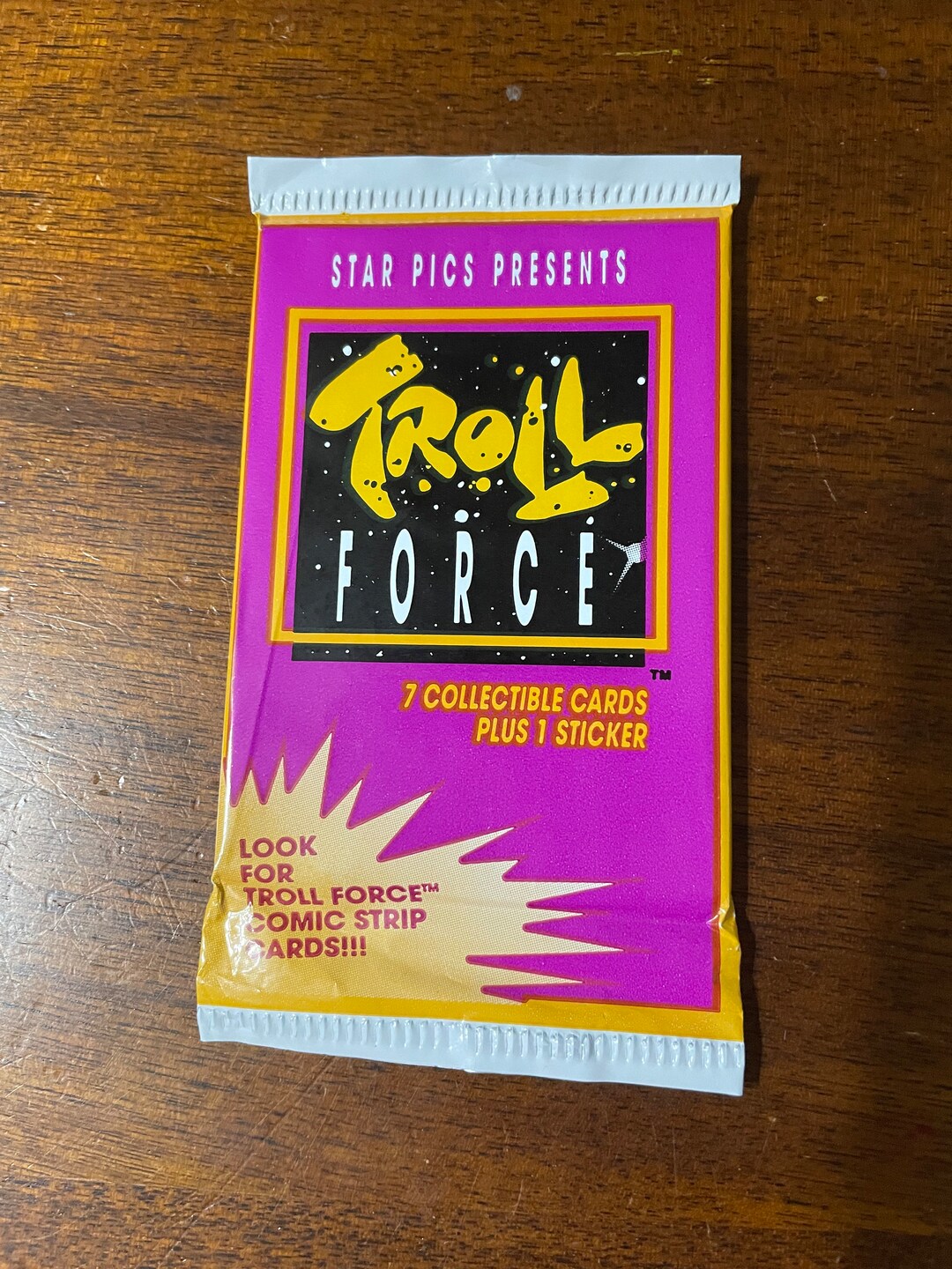 1 Vintage Troll Force Trading Card Pack ~ Star Pics Presents ~ 1992 - Etsy