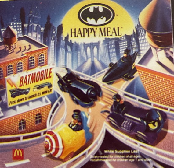 Vintage Mcdonald's Batman Happy Meal Toys 1991 You Choose