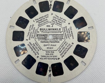 Vintage View Master Reels ~ Bullwinkle Reel 7 ~ 1962 P.A.T. Ward Productions Inc