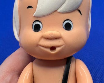 Vintage Flintstones BAMM- BAMM Sip-along Vinyl Figure 1972 - Etsy