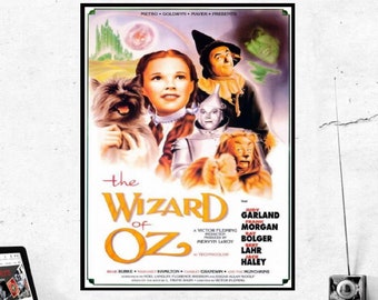 The Wizard Of Oz Wide Screen 12/" x24/" Emerald City Movie Poster Dorothy Tin Man