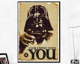 Details about   Star Wars Recruitment The Empire Needs You Premium METAL Poster Art Print Gift 
