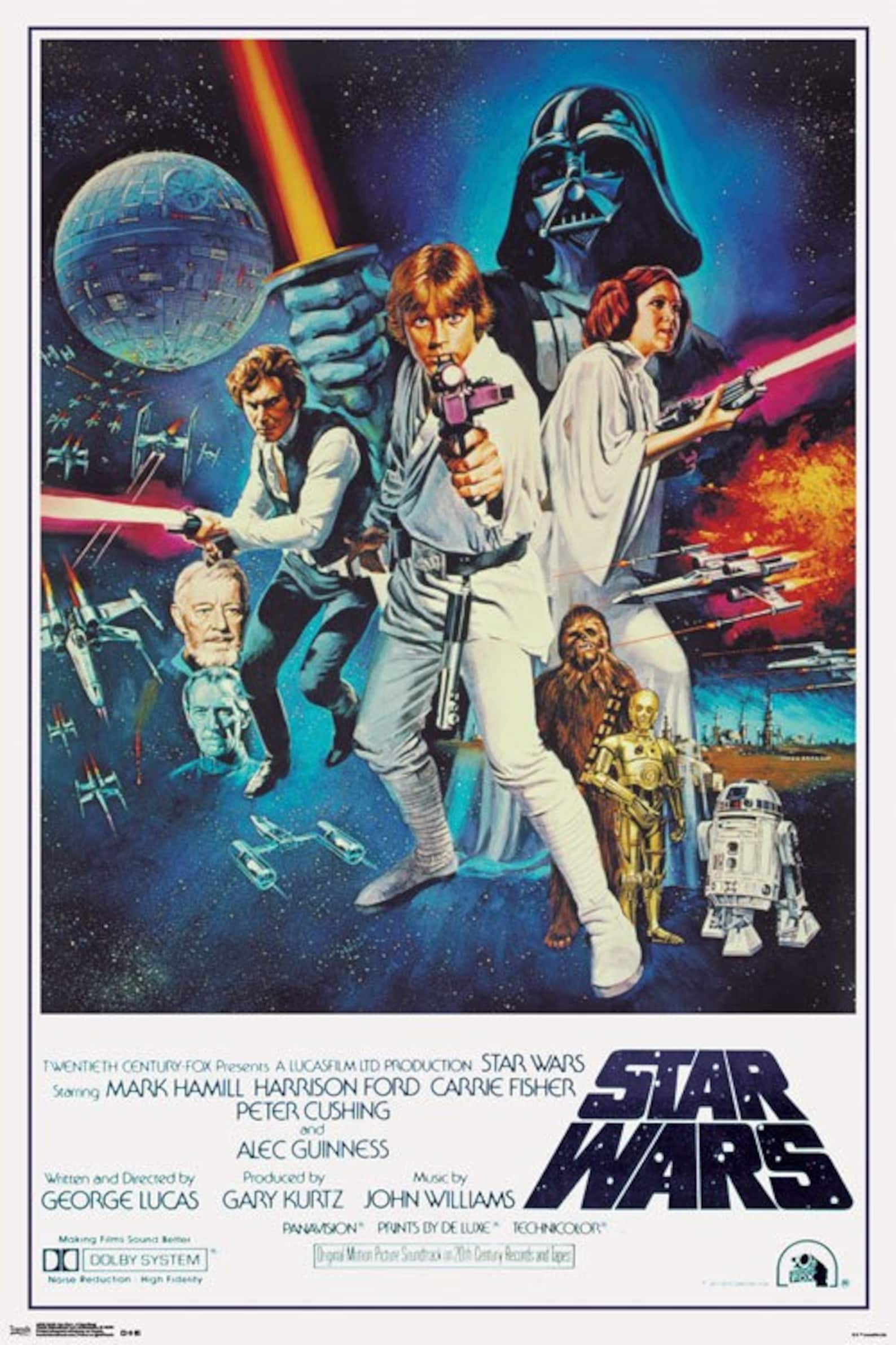 Star Wars A New Hope Movie Poster Version A Movie Poster 24 Etsy Canada Star Wars A New Hope Movie Poster Version A Movie Poster 24 Etsy Canada