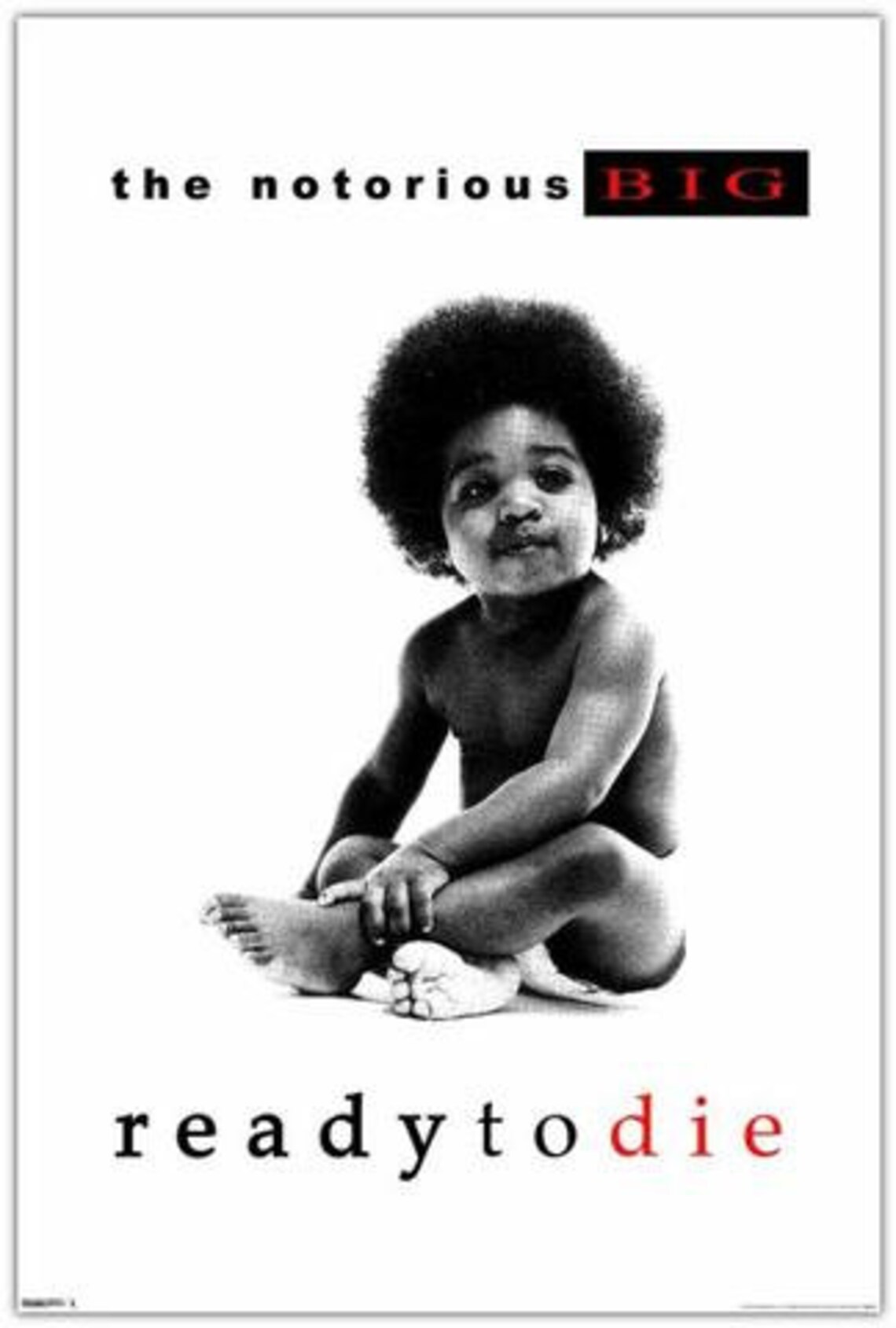 The Notorious B.I.G.s debut album Ready to Die. Cover Art Etsy