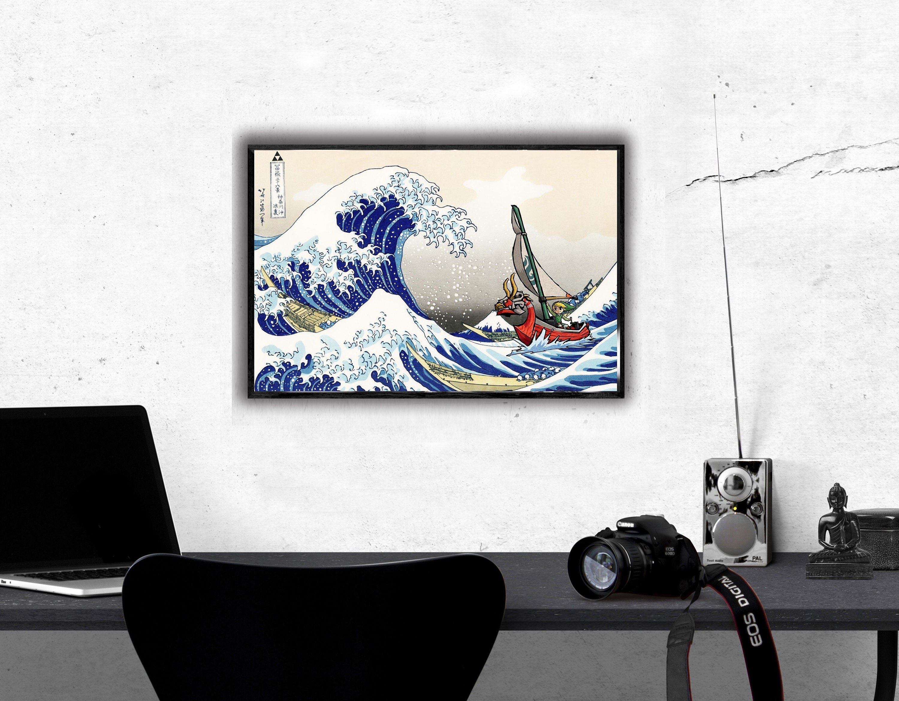 Legend of Zelda Great Wave and the Windwaker the Great Wave Etsy Canada