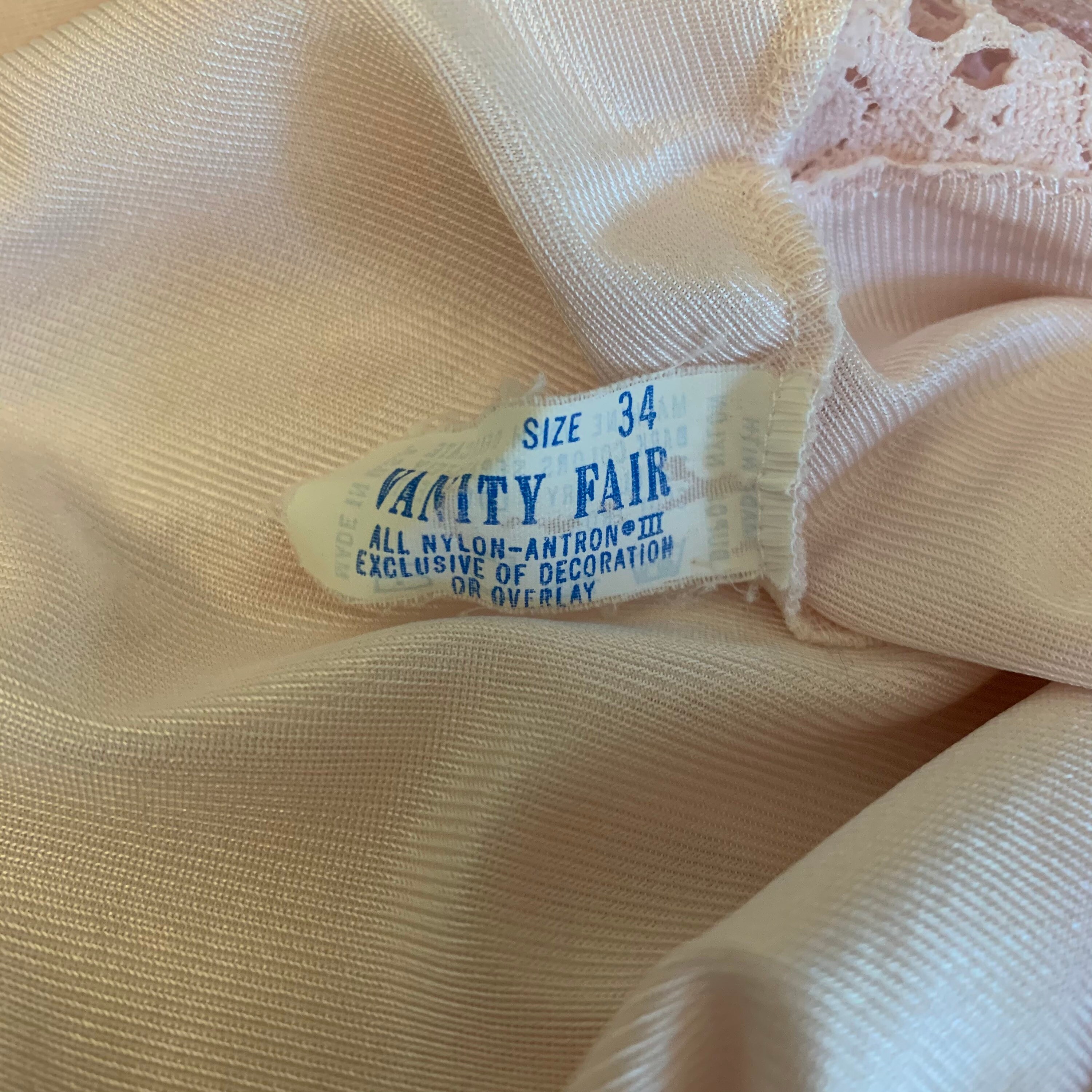 Vintage erröten rosa Slip-Set | Etsy