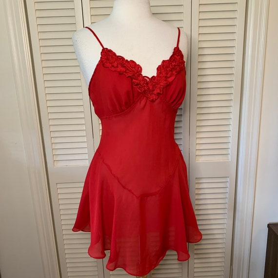 Vintage red negligee - Gem