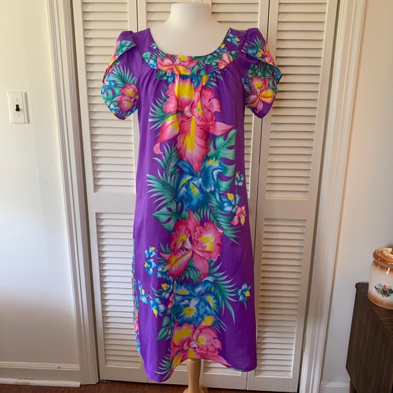 Vintage hawaiian muumuu dress - Gem