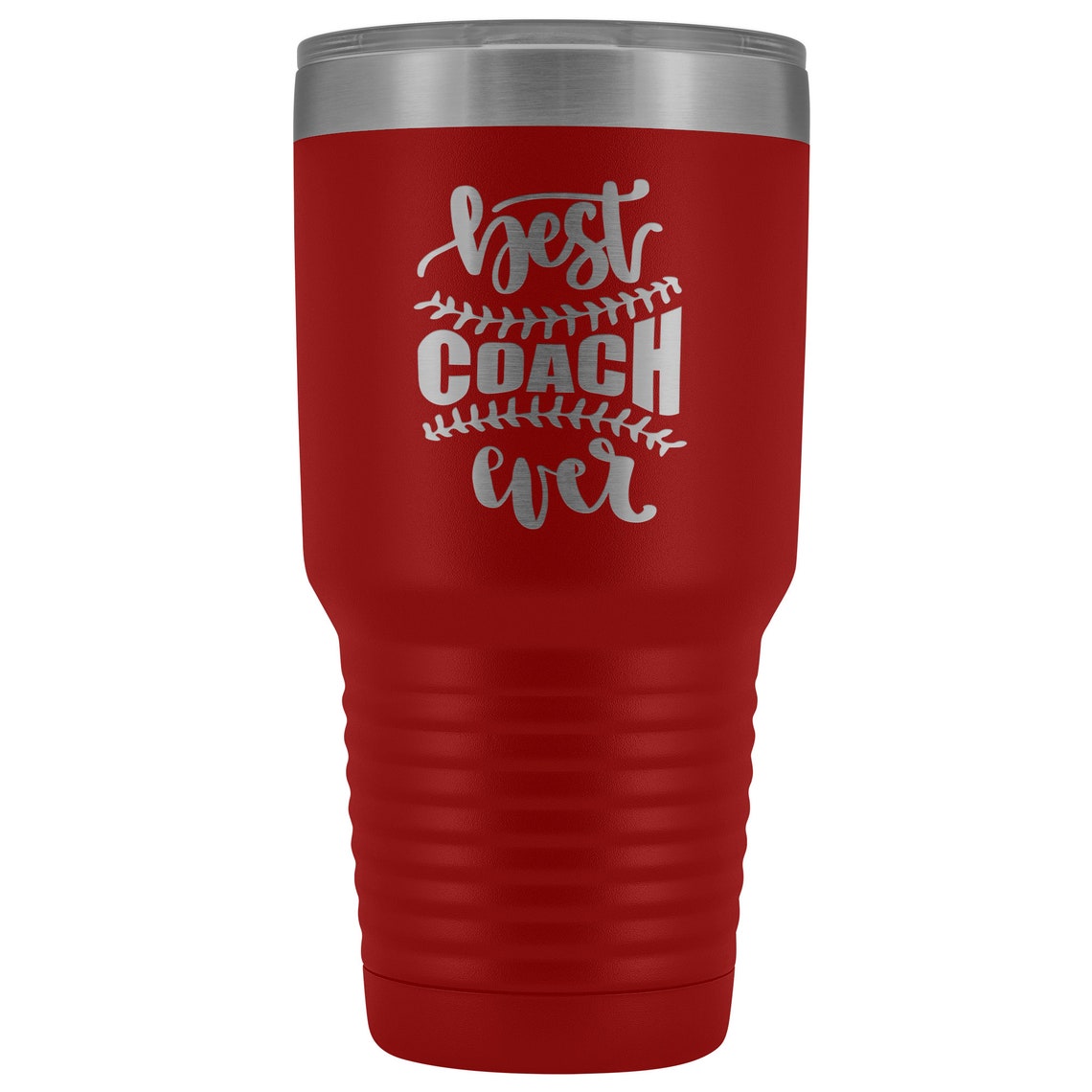 Softball Coach Gift Insulated Travel Mug Tumbler 30 oz Metal Etsy