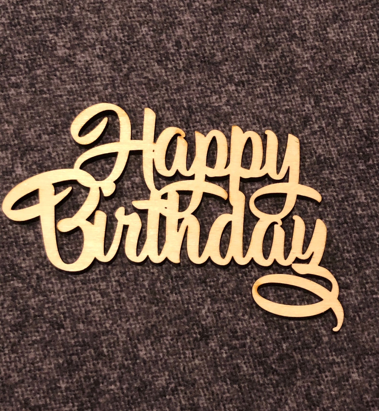 Happy Birthday Wood Sign Wooden Happy Birthday Sign Wood | Etsy