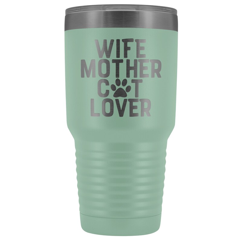 Cat Lover Cat Mom Gift Travel Mug Tumbler