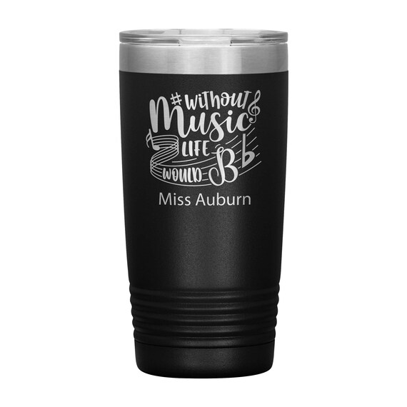 Personalized Music Teacher Tumbler Travel Mug for Band Etsy