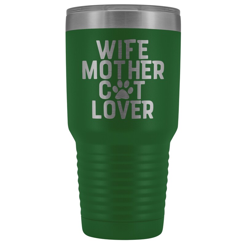Cat Lover Cat Mom Gift Travel Mug Tumbler