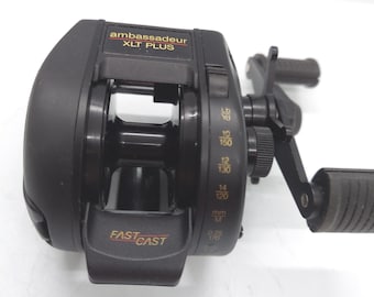 abu garcia ambassadeur lite baitcaster AMBS-6500LC S Line Counter Reel ergonomic flip Abu Garcia Ambassadeur Reel Ultra