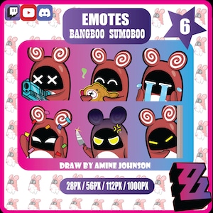 Emote Zenless Zone Zero | Twitch | Discord | YouTube | Streaming / Bangboo Amillion / Sumoboo Bangboo