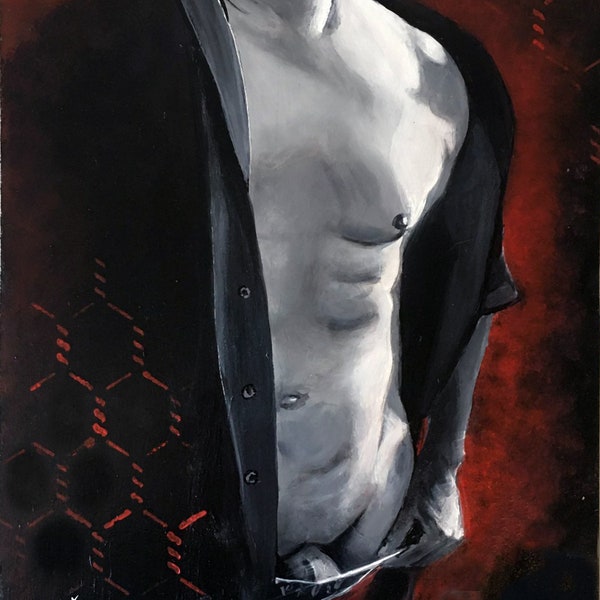 Sexy man painting, sexy man painting, sensual painting, sensual painting, erotic art, handsome man art, erotic art man, chic man