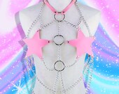 Porn Star Harness / Kawaii DDLG Little Pastel Goth BDSM Bondage ...