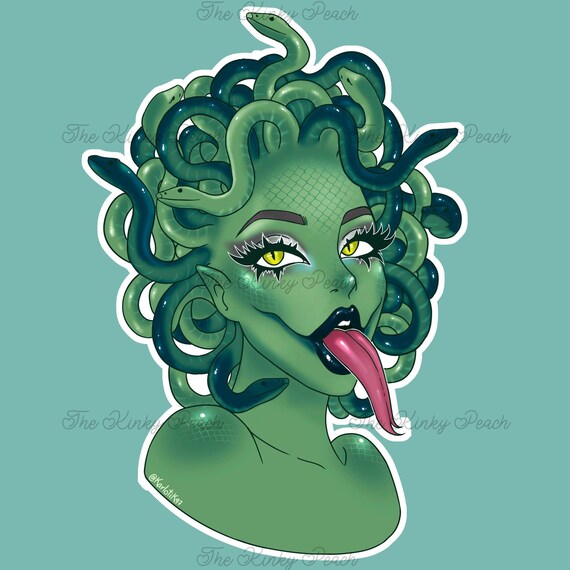 Medusa Gorgon Goddess Sticker