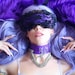 Spoiled Princess Satin Lace Blindfold / BDSM Bondage Goth Punk Fetish Masochist Sadist Slave NSFW DDLG Babygirl abdl kawaii brat little baby 