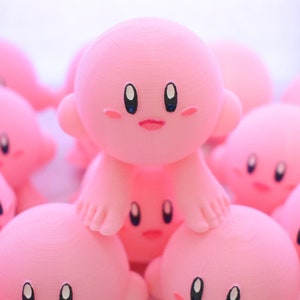 Kirby Without Shoes 3D Printed Figure image 2