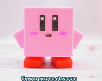 Cube Kirby 3D Printed Figure