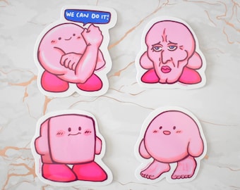 Kirby Cursed Memes Sticker Pack