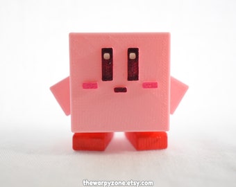 Cube Kirby 3D Printed Figure