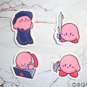 Kirby Meme Abilties Vinyl Sticker Pack