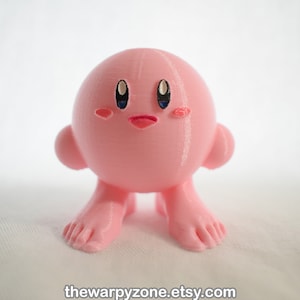 Kirby Without Shoes 3D Printed Figure