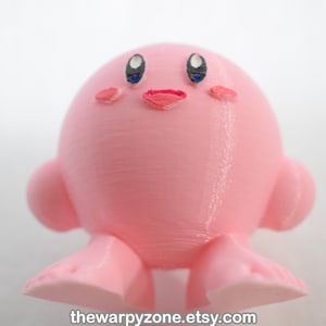 Kirby Without Shoes 3D Printed Figure image 4