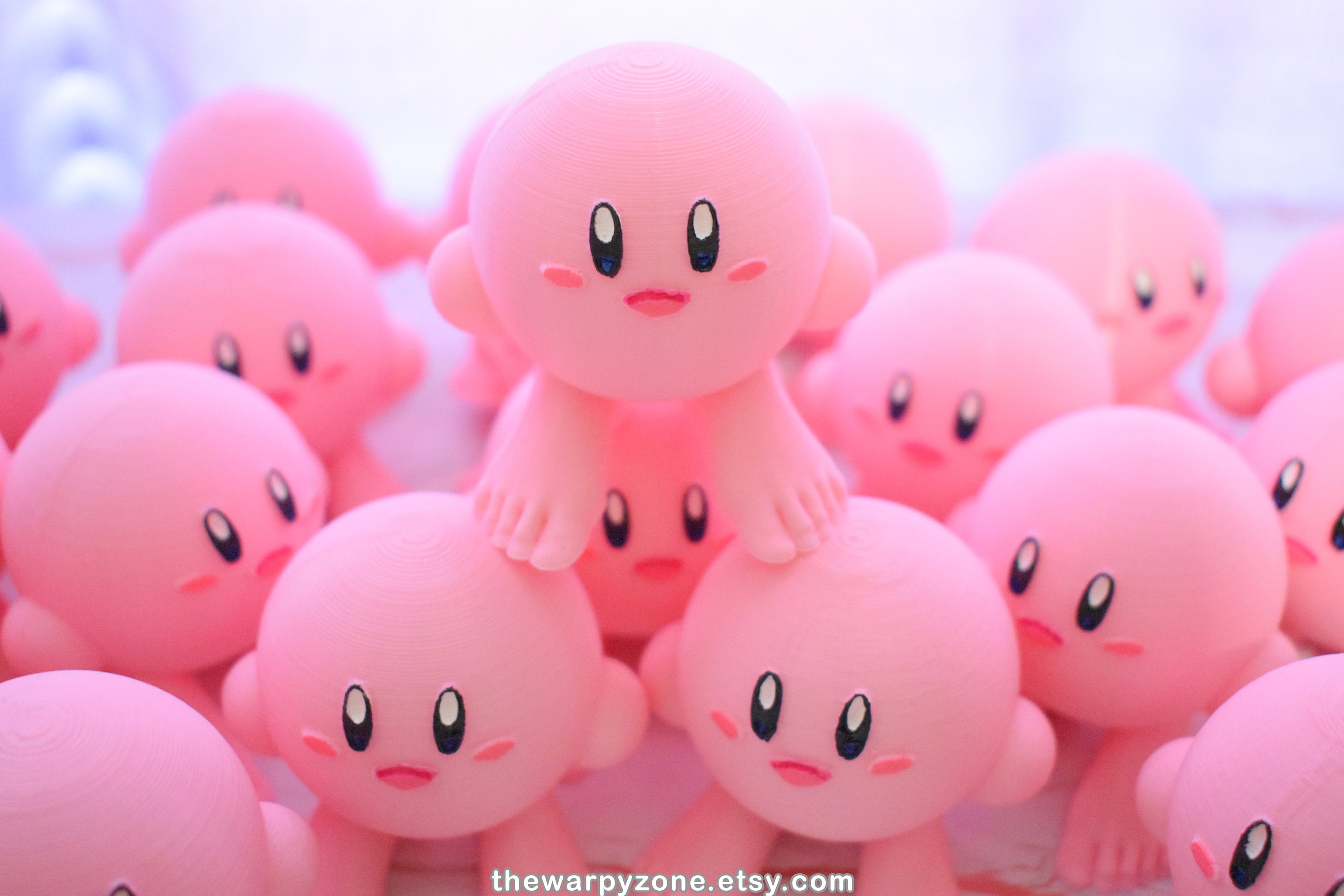Kirby Without Shoes 3D Printed Figure Etsy Canada