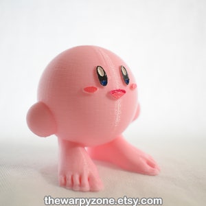 Kirby Without Shoes 3D Printed Figure image 3