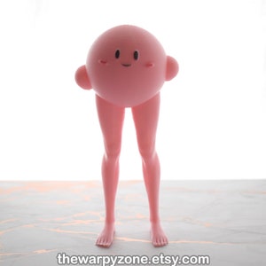 Kirby With Legs 3D Printed Figurine