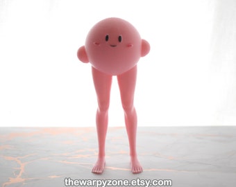 Kirby With Legs 3D Printed Figurine