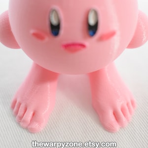 Kirby Without Shoes 3D Printed Figure image 5