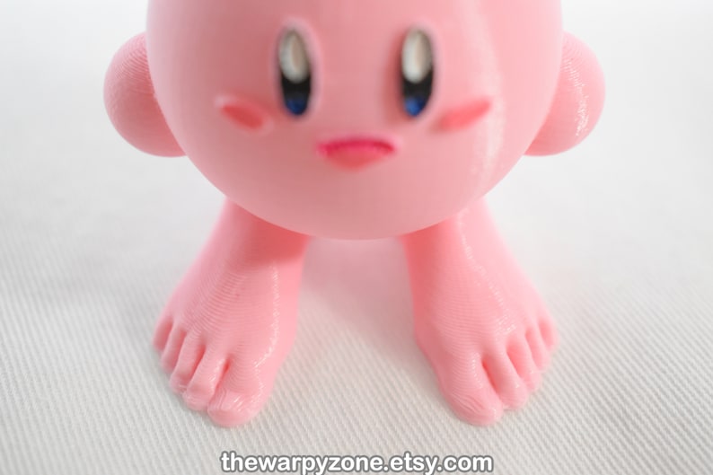 Kirby Without Shoes 3D Printed Figure image 5