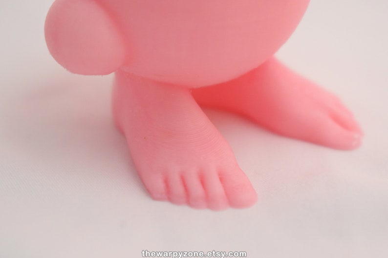 Kirby Without Shoes 3D Printed Figure image 9