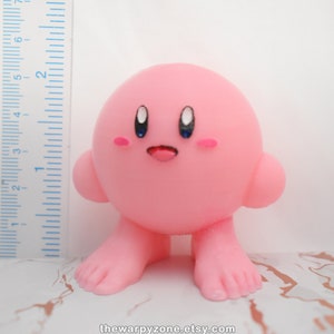 Kirby Without Shoes 3D Printed Figure image 7